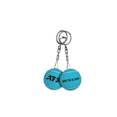 Dunlop Schlüsselanhänger Keyring ATP Tennisball 3,5cm blau - 1 Stück