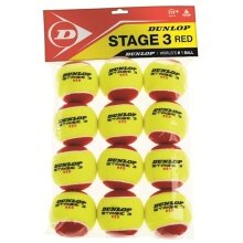 Dunlop Methodikbälle Stage 3 gelb/orange 12er Beutel