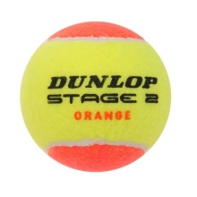 Dunlop Methodikbälle Stage 2 gelb/orange 60er im Eimer