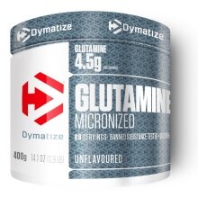 Dymatize Glutamine Micronized (L-Glutamin, Neutral-Geschmack) 400g Dose