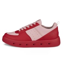 ECCO Sneaker Street 720 (Leder, wasserdicht) rot/pink Damen