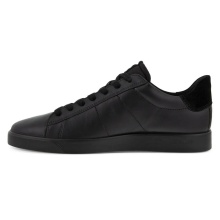ECCO Sneaker Street Lite (Premium-Leder und Wildleder) schwarz Herren