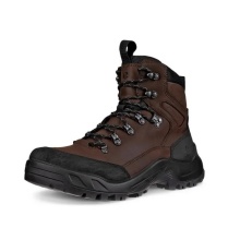 ECCO Wanderschuhe Offroad Mid (Nubukleder, wasserdicht) mochabraun/schwarz Herren