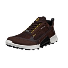 ECCO Wanderschuhe Biom 2.1 X Mountain Low (wasserdicht, Nubukleder) dunkelbraun/schwarz Herren