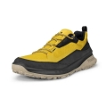 ECCO Wanderschuhe ULT-TRN Low (wasserdicht, Nubukleder) schwarz/gelb Herren