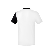 Erima Sport-Tshirt 5C (100% Polyester) weiss/schwarz Herren