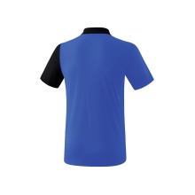 Erima Spprt-Polo 5C (100% Polyester) blau/schwarz Herren