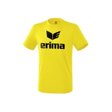 Erima Sport-Tshirt Promo (100% Polyester) gelb/schwarz Kinder
