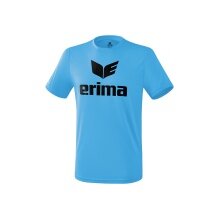 Erima Sport-Tshirt Promo (100% Polyester) hellblau/schwarz Herren
