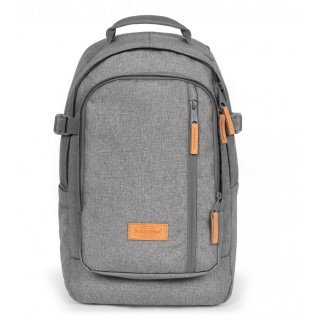 Eastpak Alltags-Rucksack Smallker mit Laptopfach grau 26 Liter