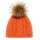 Eisbär Strickmütze (Pompon) Afra Lux - orange