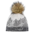 Eisbär Wintermütze (Bommel) Draw Lux Crystal schwarz/weiss Damen