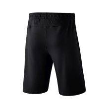 Erima Freizeithose Essential Sweatshorts kurz - weicher Baumwollmix, leichter Stretch - schwarz Herren