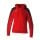 Erima Kapuzenpullover Evo Star (100% Polyester) rot/schwarz Damen