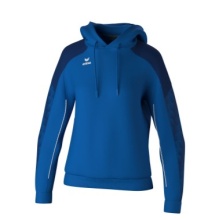 Erima Kapuzenpullover Evo Star (100% Polyester) royalblau/navyblau Damen