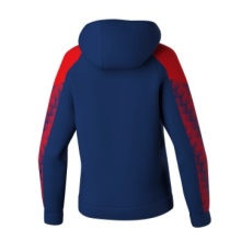 Erima Kapuzenpullover Evo Star (100% Polyester) navyblau/rot Damen