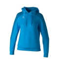 Erima Kapuzenpullover Evo Star (100% Polyester) curacaoblau Damen