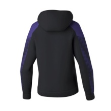 Erima Kapuzenpullover Evo Star (100% Polyester) schwarz/violett Damen