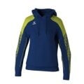 Erima Kapuzenpullover Evo Star (100% Polyester) navyblau/limegrün Damen