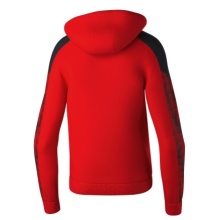 Erima Kapuzenpullover Evo Star Kapuzensweat (100% Polyester) rot/schwarz Herren