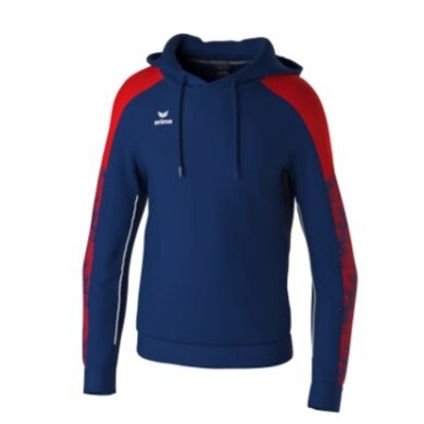 Erima Kapuzenpullover Evo Star (100% Polyester) navyblau/rot Kinder