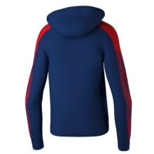 Erima Kapuzenpullover Evo Star (100% Polyester) navyblau/rot Kinder