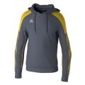 Erima Kapuzenpullover Evo Star (100% Polyester) grau/gelb Herren