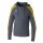 Erima Kapuzenpullover Evo Star (100% Polyester) grau/gelb Kinder