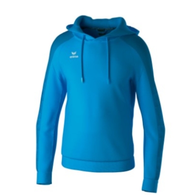 Erima Kapuzenpullover Evo Star (100% Polyester) curacaoblau Kinder