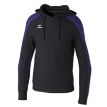 Erima Kapuzenpullover Evo Star Kapuzensweat (100% Polyester) schwarz/violett Herren