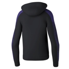 Erima Kapuzenpullover Evo Star Kapuzensweat (100% Polyester) schwarz/violett Herren