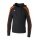 Erima Kapuzenpullover Evo Star (100% Polyester) schwarz/orange Herren