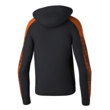 Erima Kapuzenpullover Evo Star Kapuzensweat (100% Polyester) schwarz/orange Herren