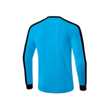 Erima Sport-Langarmshirt Trikot Retro Star (100% Polyester) curacaoblau/schwarz Herren