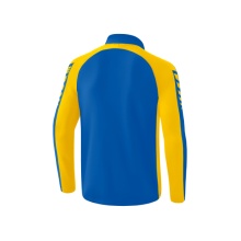 Erima Sport-Langarmshirt Six Wings Trainingstop (100% Polyester, Stehkragen, 1/2 Zip) navyblau/gelb Jungen
