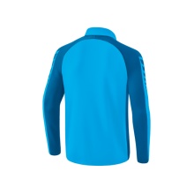 Erima Sport-Langarmshirt Six Wings Trainingstop (100% Polyester, Stehkragen, 1/2 Zip) curacaoblau Jungen