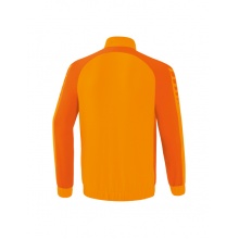 Erima Präsentationsjacke Six Wings (100% Polyester, Stehkragen, ohne Innenfutter) orange Jungen