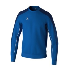 Erima Pullover Evo Star Sweatshirt (hoher Tragekomfort) royalblau/navyblau Kinder