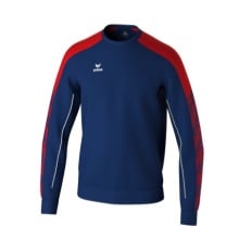 Erima Pullover Evo Star Sweatshirt (hoher Tragekomfort) navyblau/rot Herren