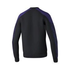 Erima Pullover Evo Star Sweatshirt (hoher Tragekomfort) schwarz/violett Kinder