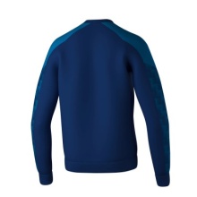 Erima Pullover Evo Star Sweatshirt (hoher Tragekomfort) navyblau/blau Herren