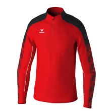 Erima Sport-Langarmshirt Evo Star Trainingstop (100% rec. Polyester) rot/schwarz Kinder