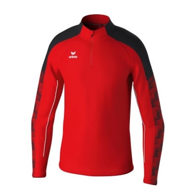 Erima Sport-Langarmshirt Evo Star Trainingstop (100% rec. Polyester) rot/schwarz Kinder