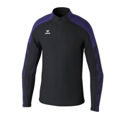 Erima Sport-Langarmshirt Evo Star Trainingstop (100% rec. Polyester) schwarz/violett Herren