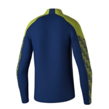 Erima Sport-Langarmshirt Evo Star Trainingstop (100% rec. Polyester) navyblau/limegrün Kinder