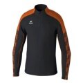 Erima Sport-Langarmshirt Evo Star Trainingstop (100% rec. Polyester) schwarz/orange Kinder