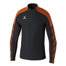 Erima Sport-Langarmshirt Evo Star Trainingstop (100% rec. Polyester) schwarz/orange Herren