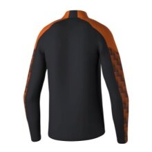 Erima Sport-Langarmshirt Evo Star Trainingstop (100% rec. Polyester) schwarz/orange Herren