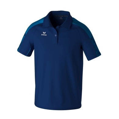 Erima Sport-Polo Evo Star (100% rec. Polyester) navyblau/blau Herren