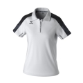 Erima Sport-Polo Evo Star (100% rec. Polyester) weiss/schwarz Damen